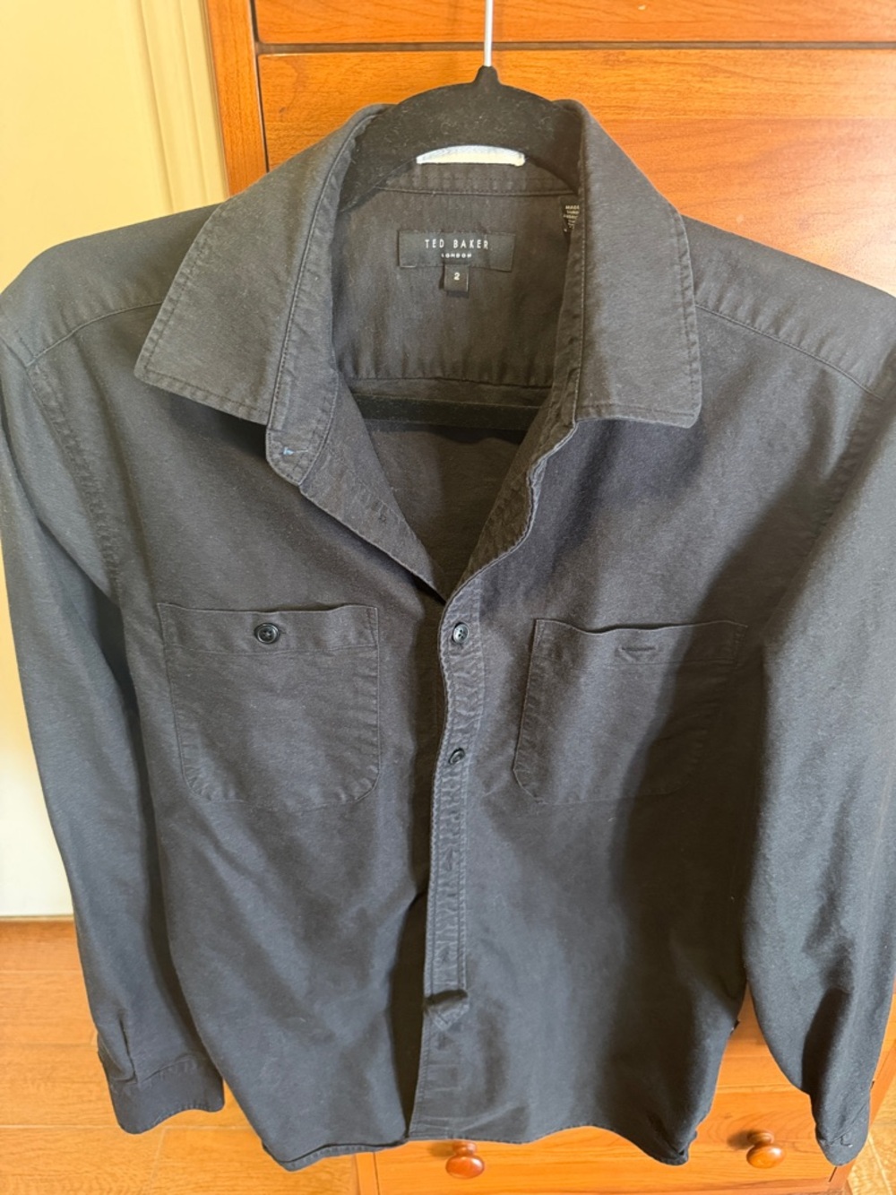 Ted Baker Men's Black Casual Button-Down